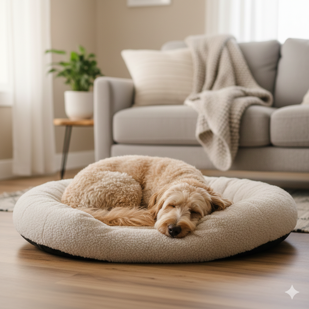 why do dogs scratch their beds