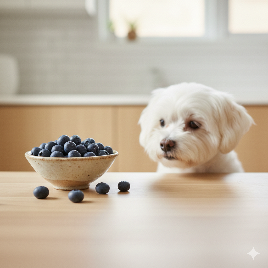 can dog eat blueberries