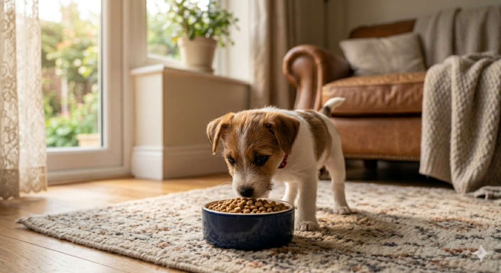 can an adult dog eat puppy food