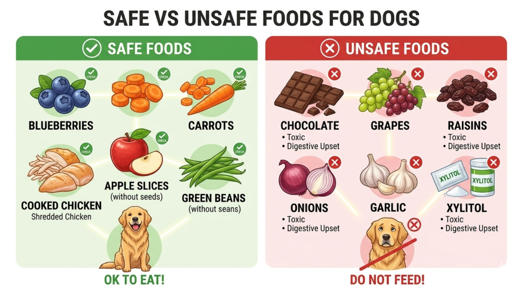 what human food can dogs eat