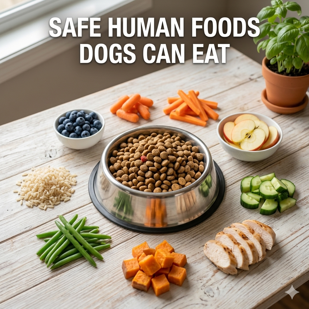 what human foods can dogs eat
