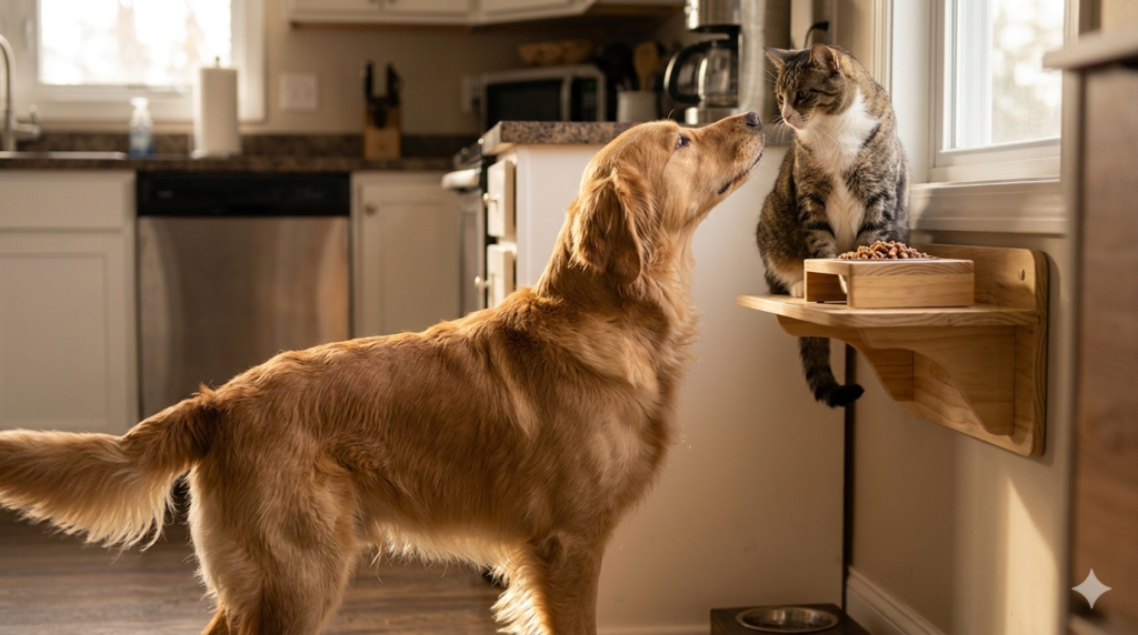 can dogs eat cat food