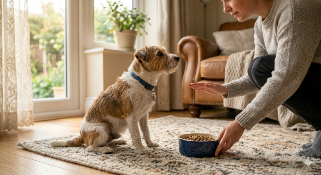 how to stop food aggression in a dog