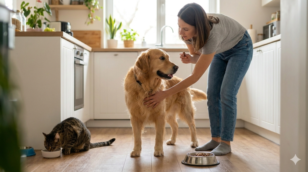 can a dog die from eating cat food
