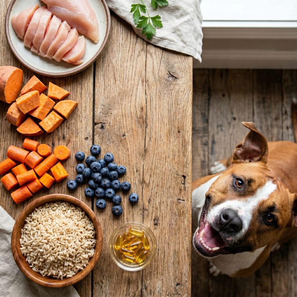 dog food for american staffordshire terrier