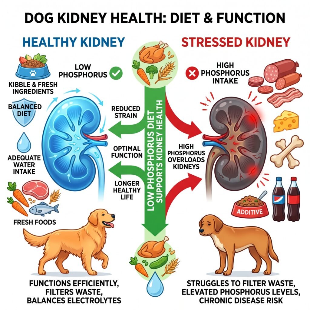 low phosphorus dog food
