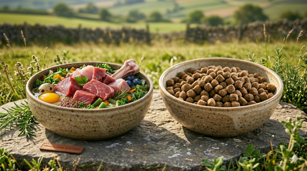 primal raw frozen dog food