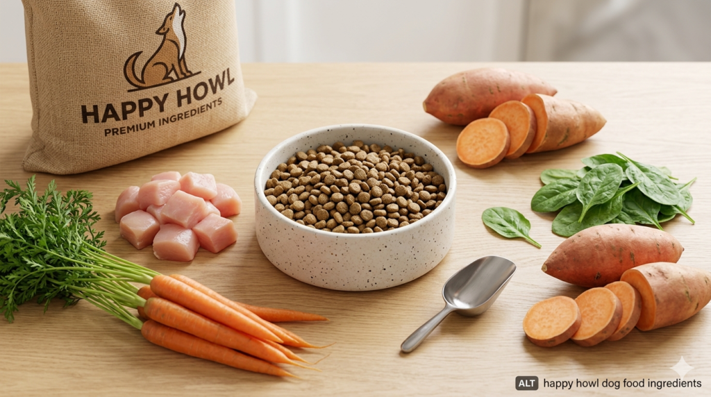 the happy howl dog food