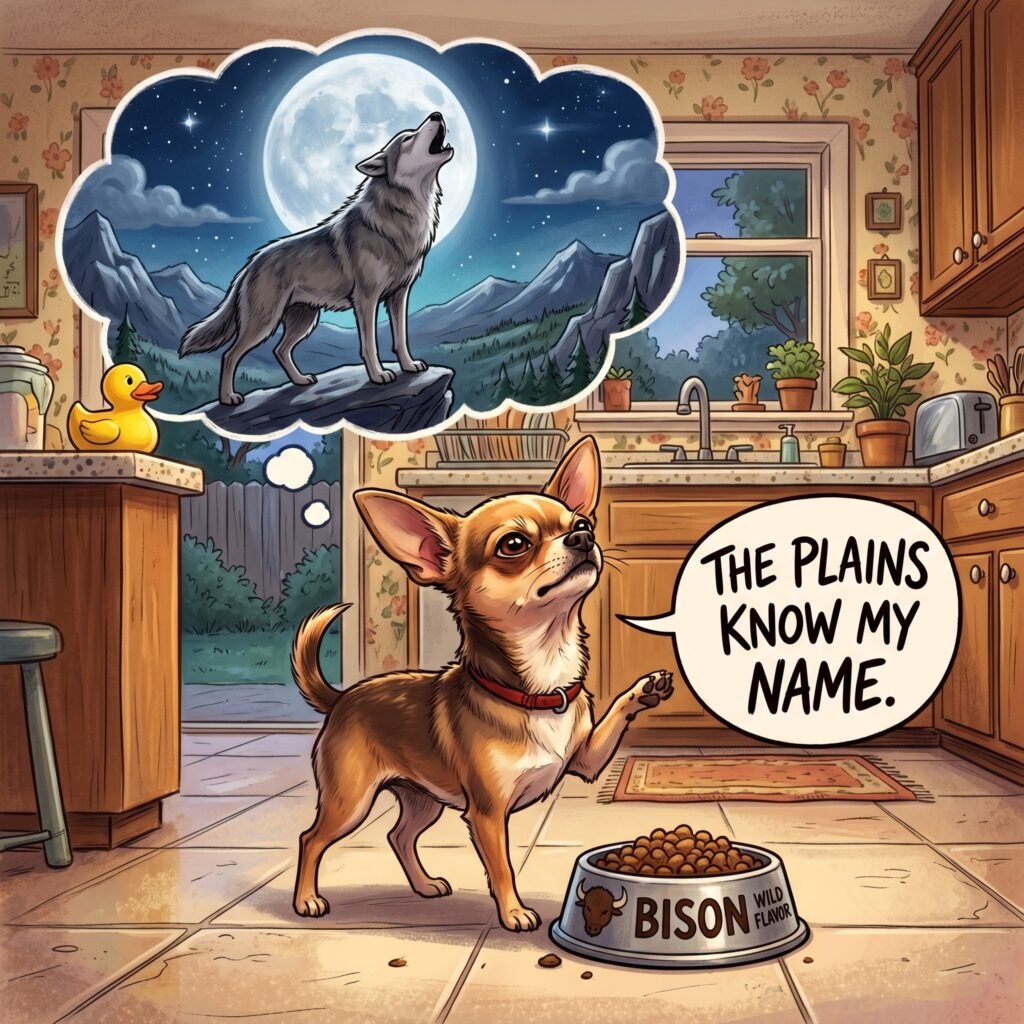 dog food with bison
