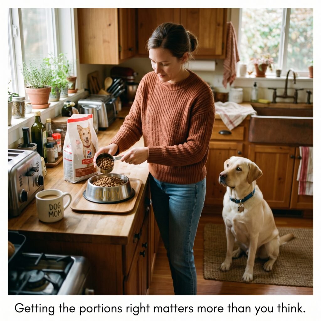how much food should i be feeding my dog