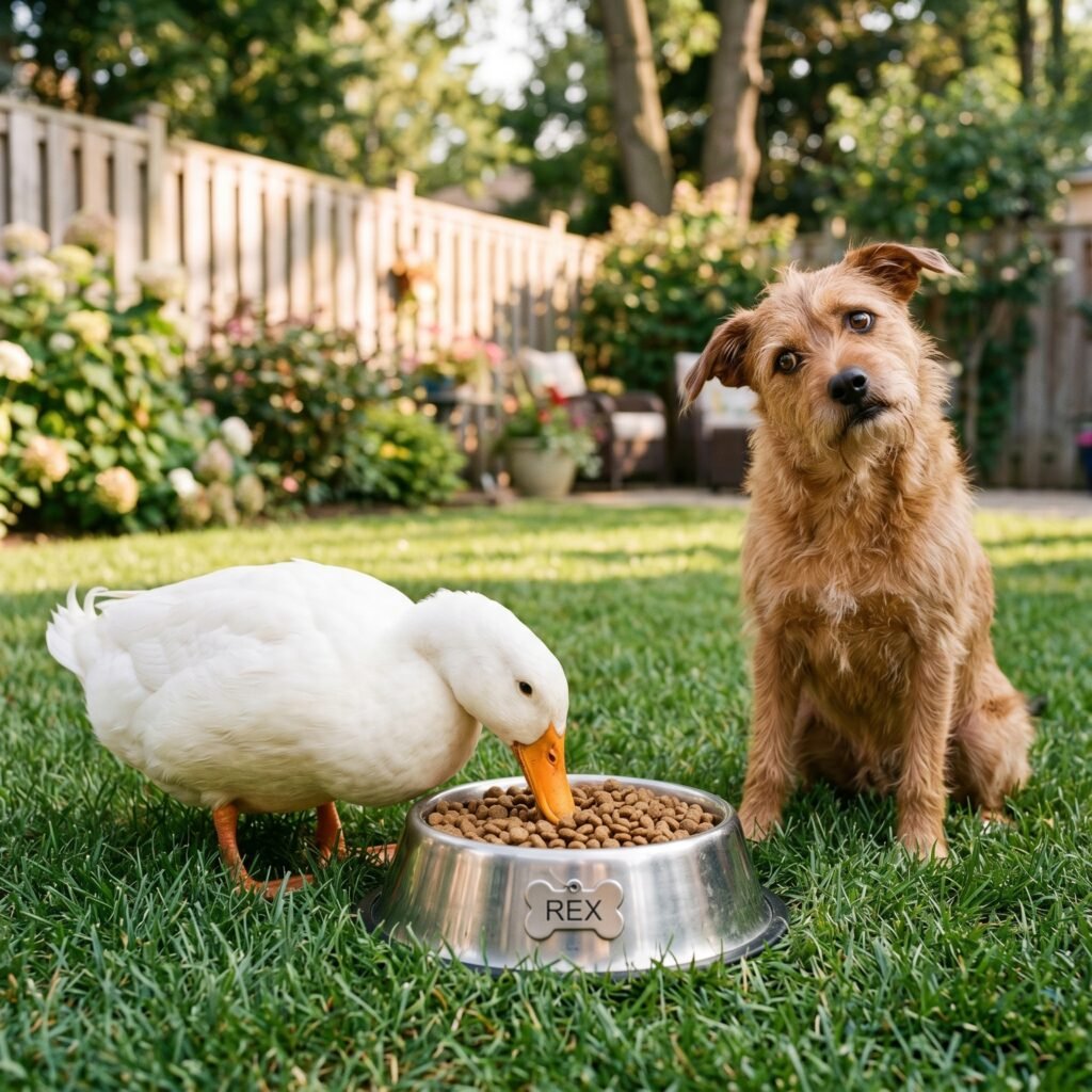 duck dog food
