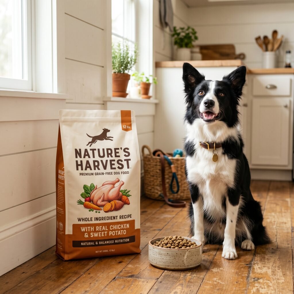 dog food yellow bag