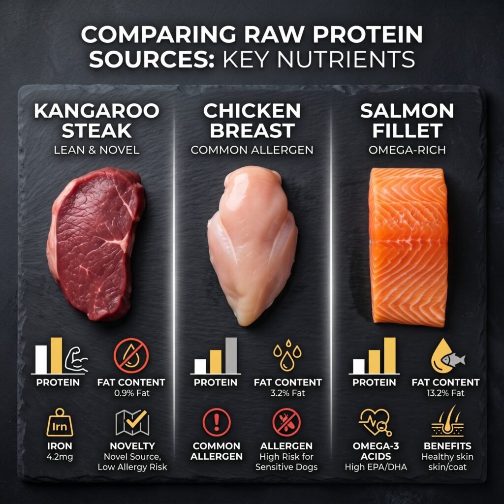 kangaroo meat dog food
