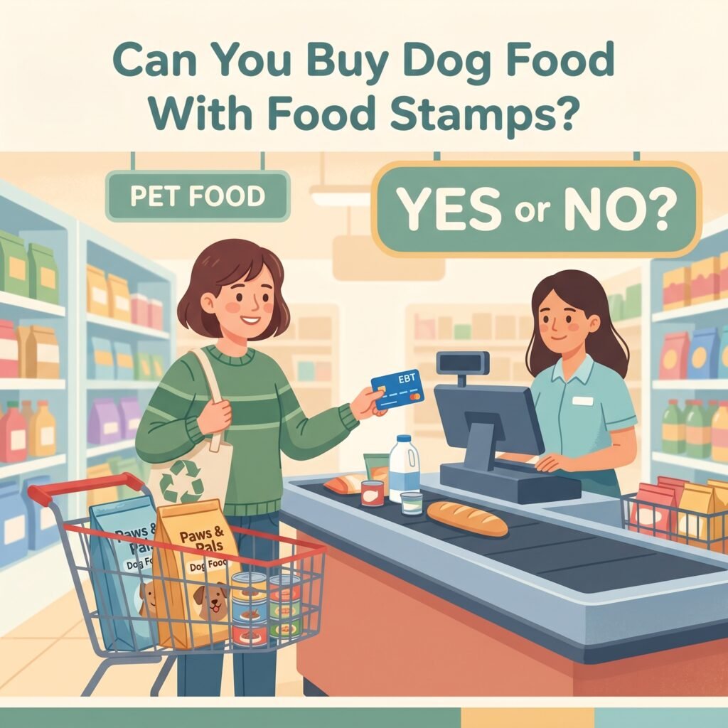 can you buy dog food with food stamps