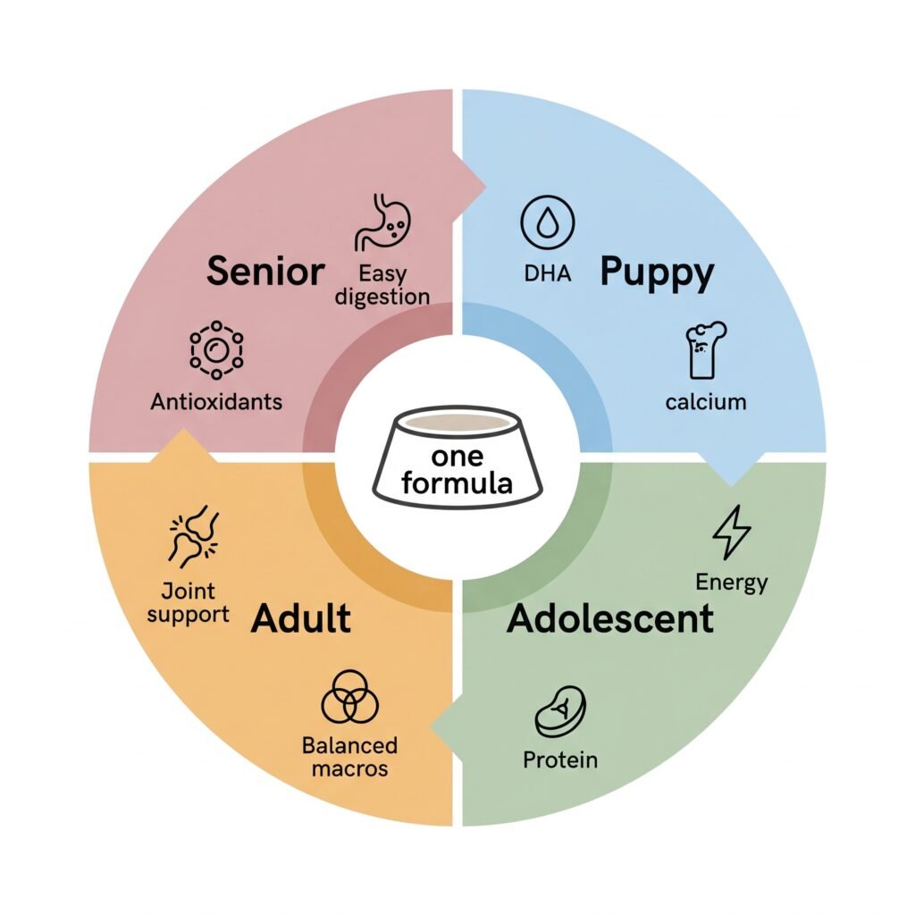 all life stage dog food