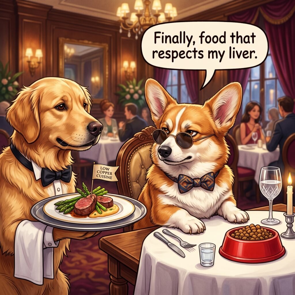 low copper dog food