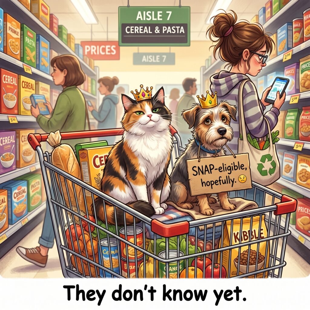 can you buy canned dog food with food stamps
