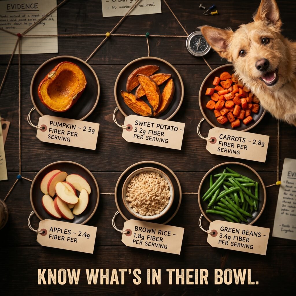 fiber rich food for dogs
