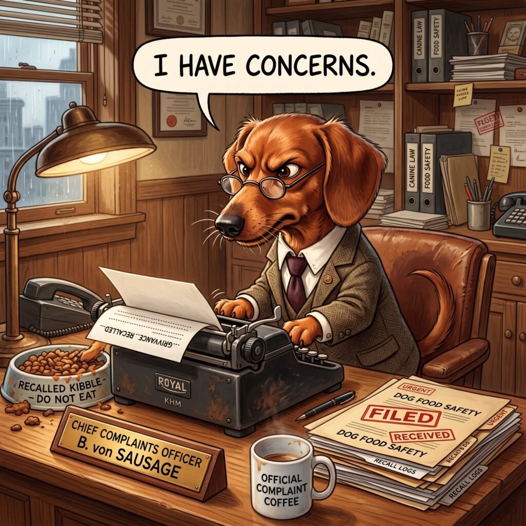 consumers supply dog food recall