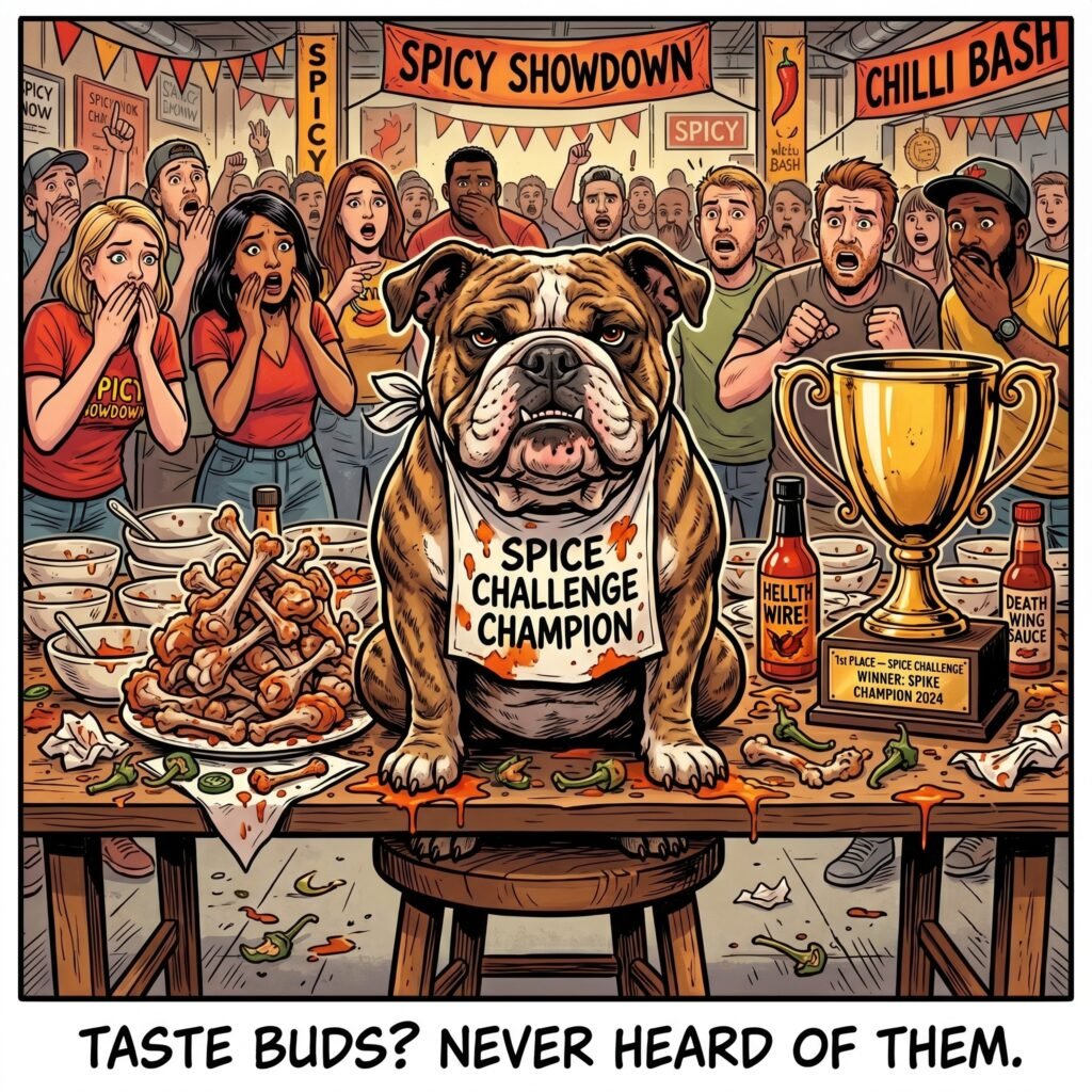 do dogs have taste buds for spicy food