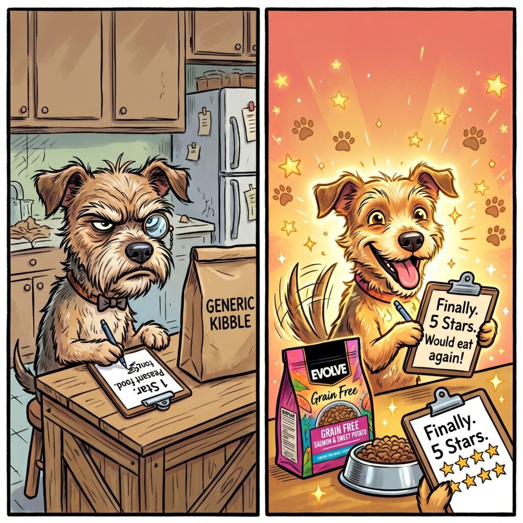 evolve dog food