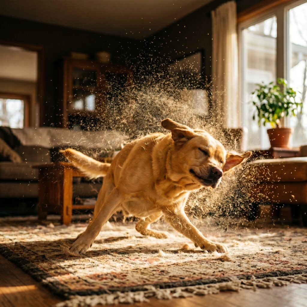 do labs shed