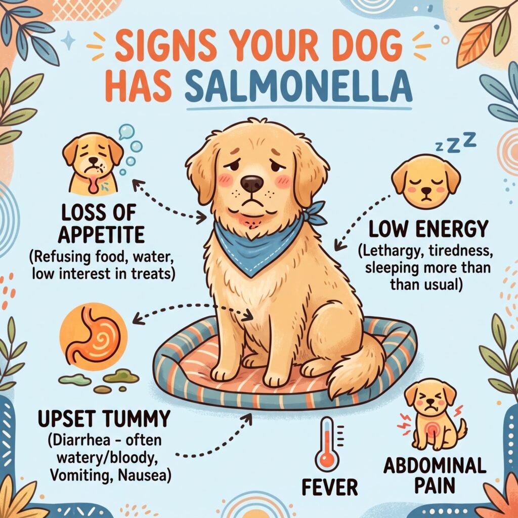 can a dog get salmonella from raw chicken