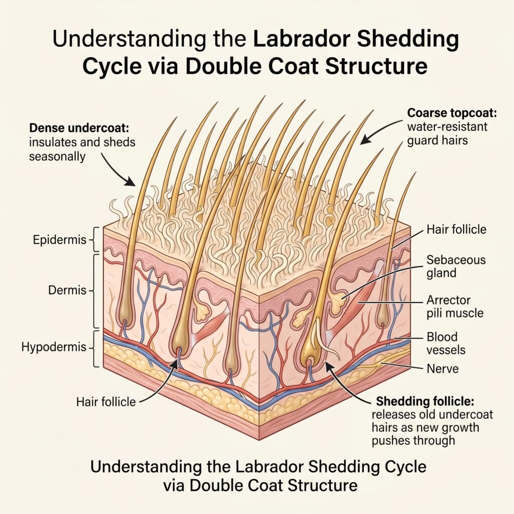 do lab dogs shed