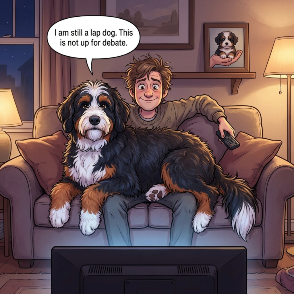 mini bernedoodle adult