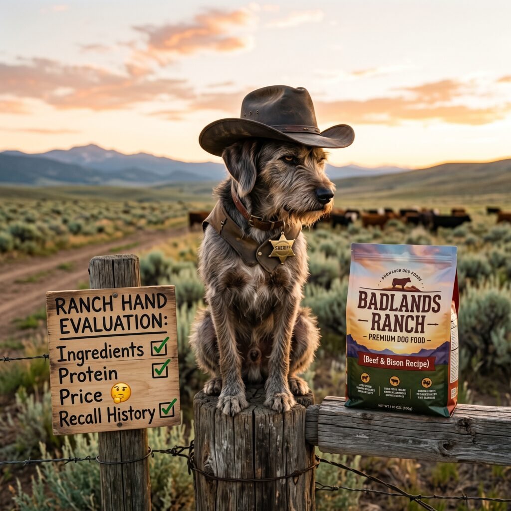 badlands ranch superfood complete air-dried dog food beef