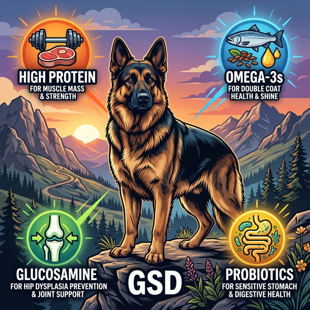 best dog food for gsd