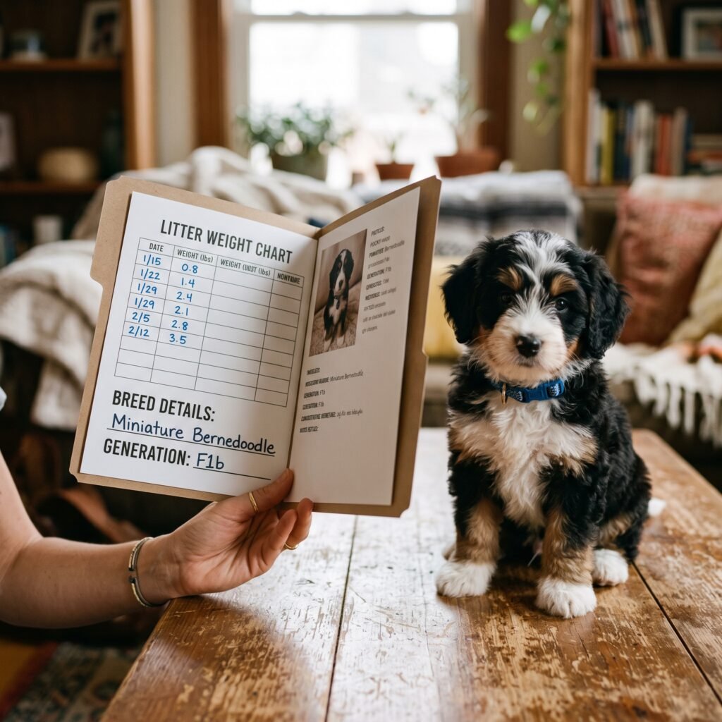 miniature bernedoodle full grown