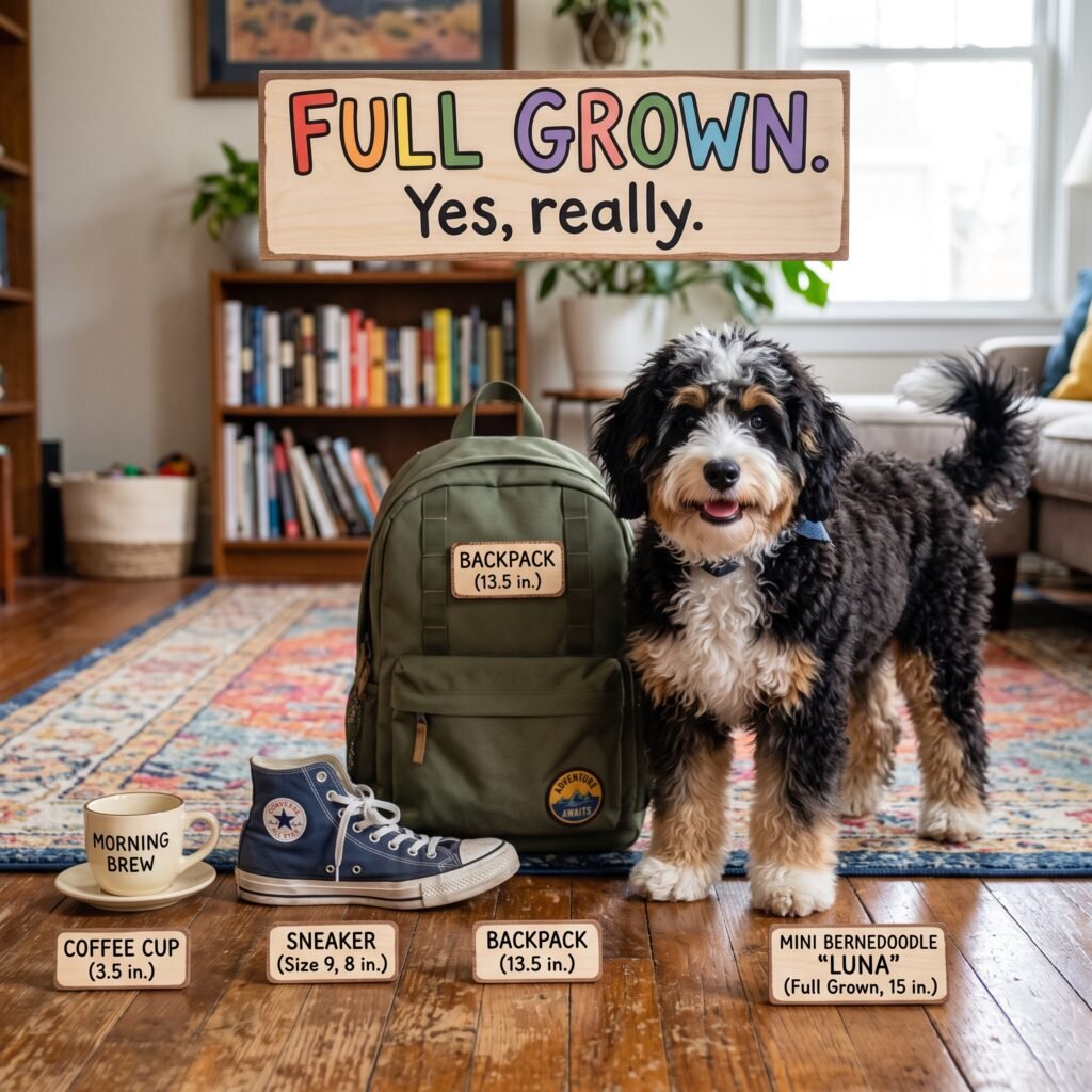 micro mini bernedoodle full grown