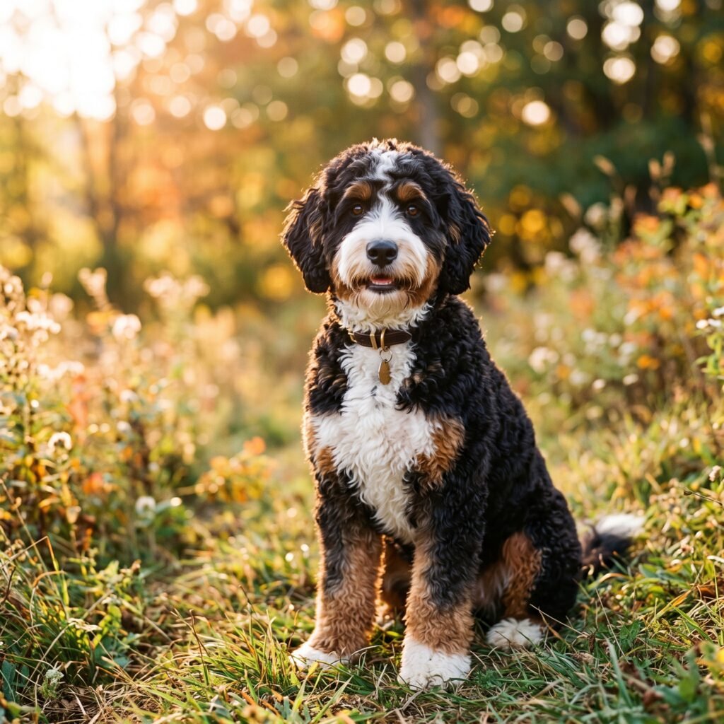 mini bernedoodle full grown