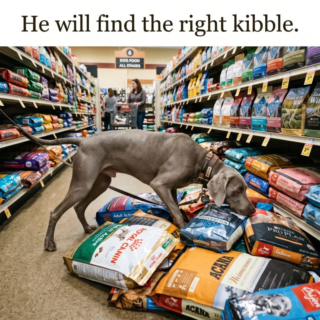 food weimaraner