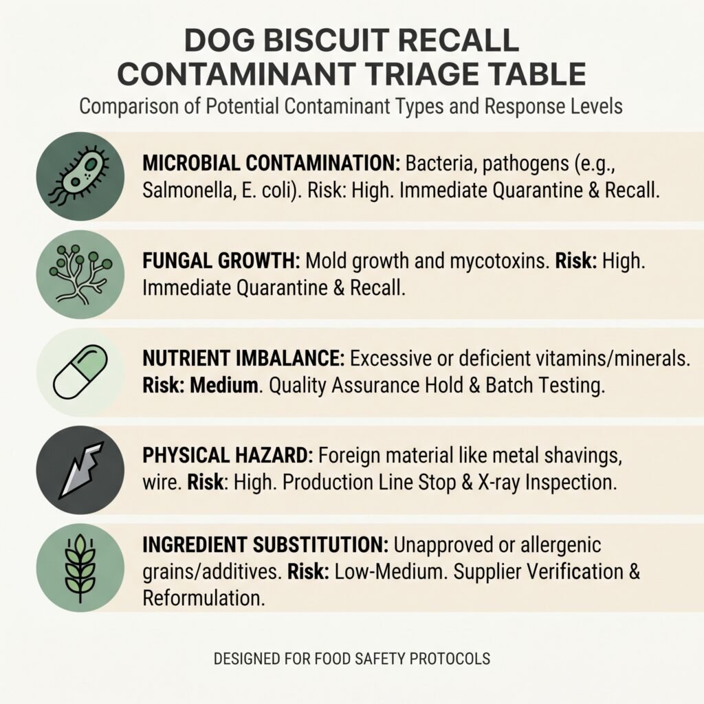 dog biscuit recall
